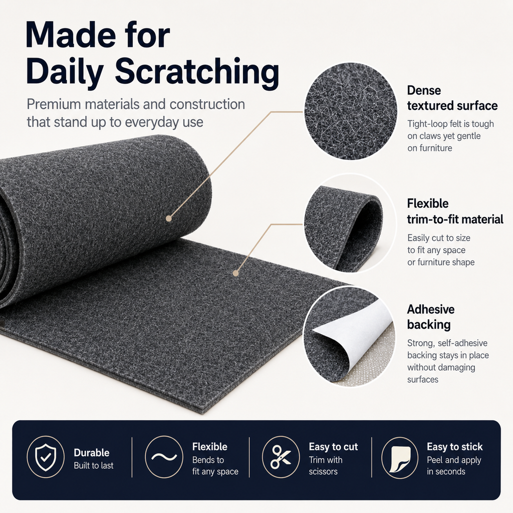 Self-Adhesive Cat Scratching Mat