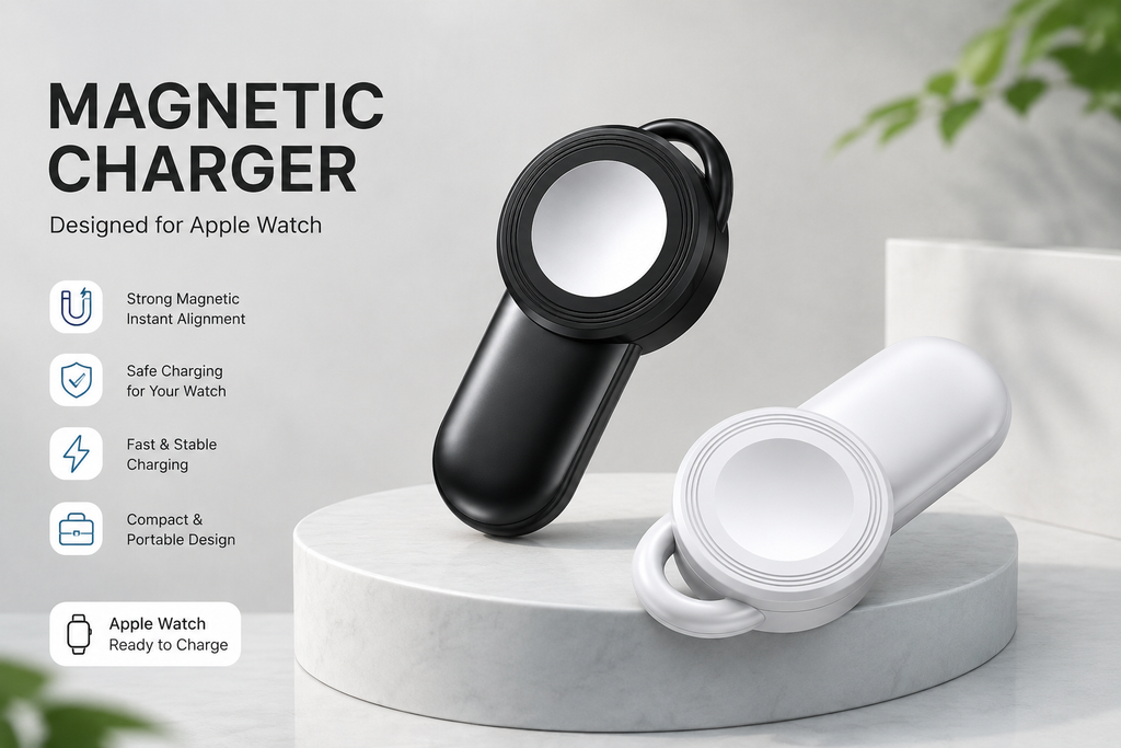 Portable USB Magnetic Watch Charger