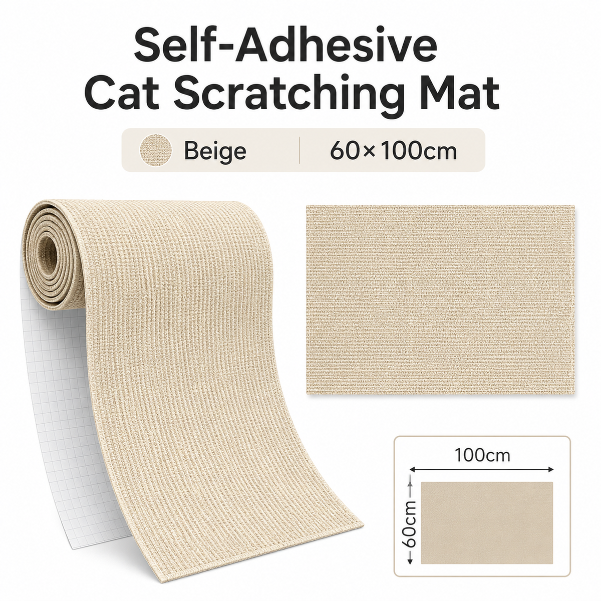 Self-Adhesive Cat Scratching Mat