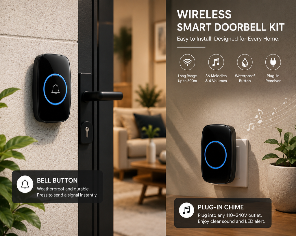 Wireless Doorbell Kit.