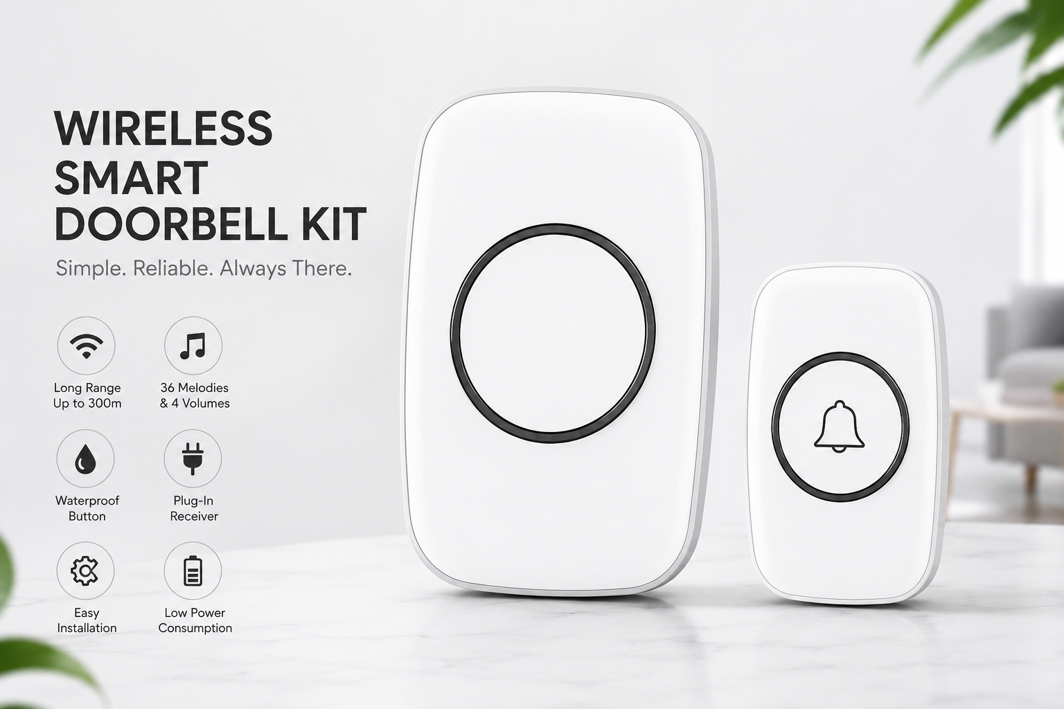 Wireless Doorbell Kit.