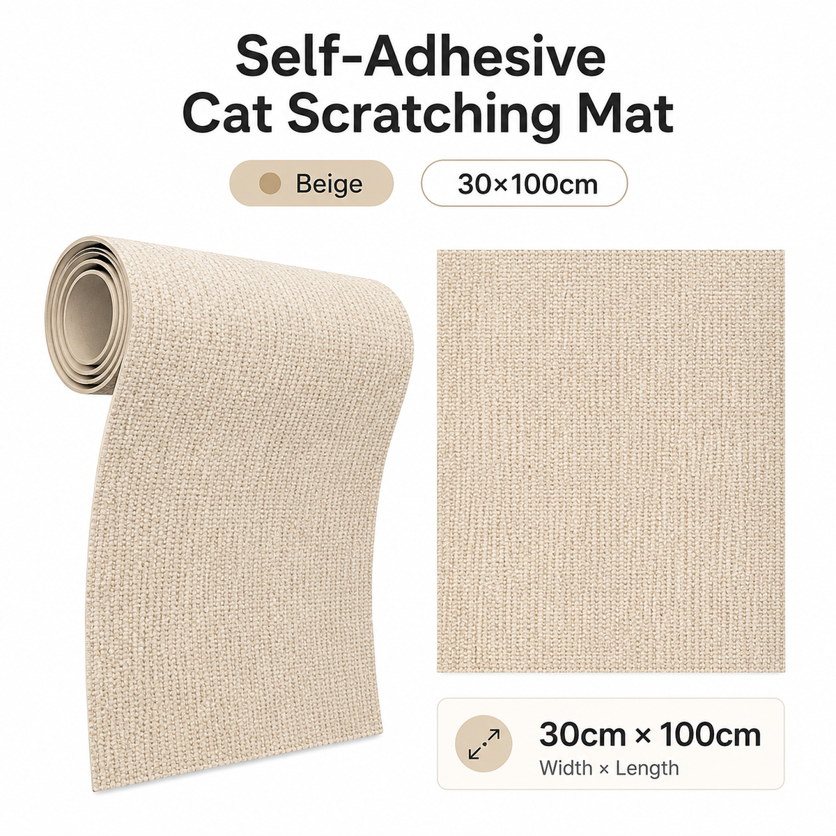 Self-Adhesive Cat Scratching Mat
