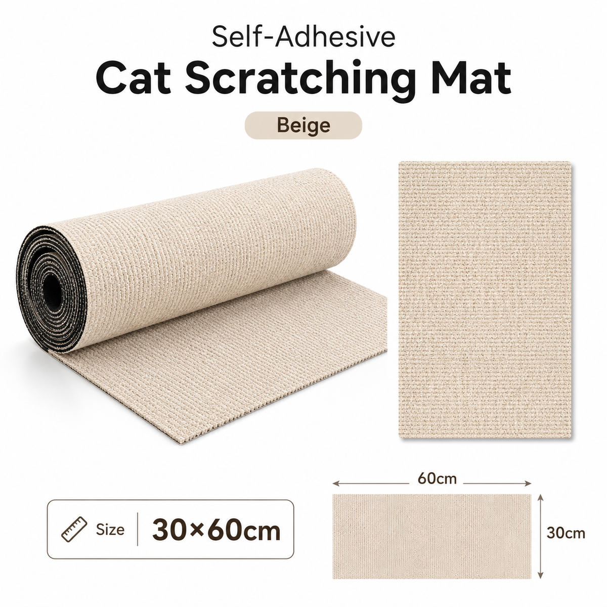 Self-Adhesive Cat Scratching Mat