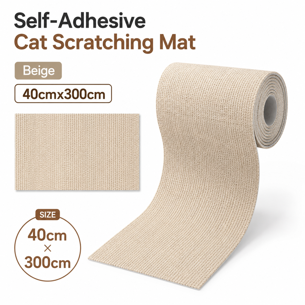 Self-Adhesive Cat Scratching Mat