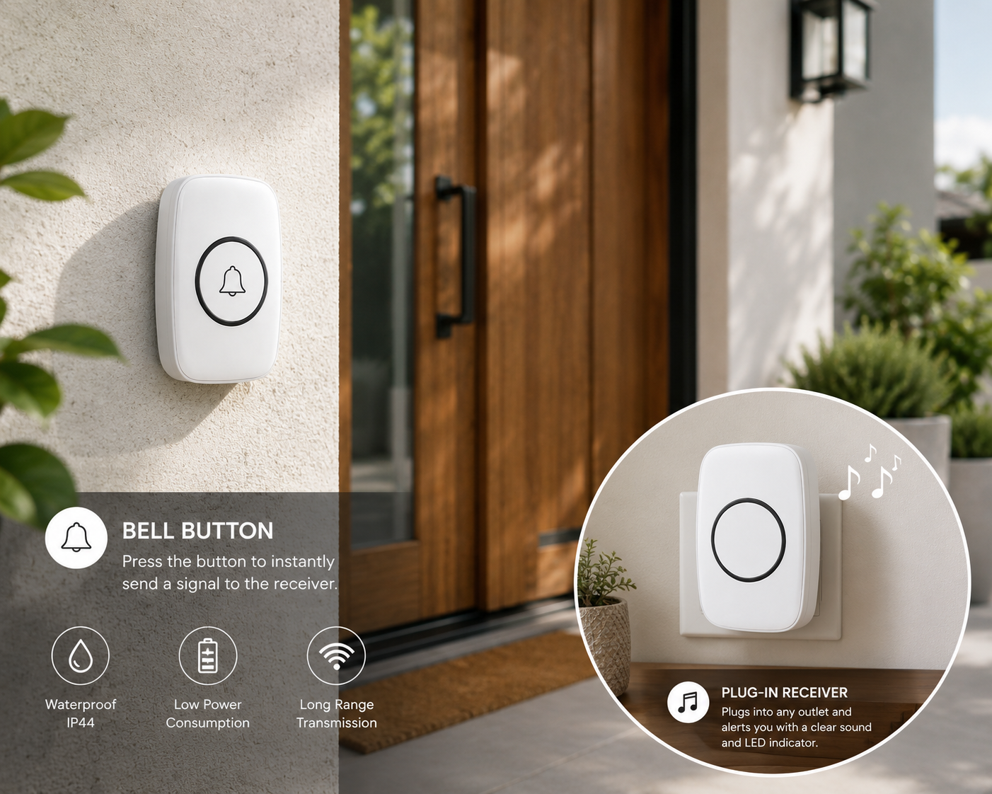 Wireless Doorbell Kit.