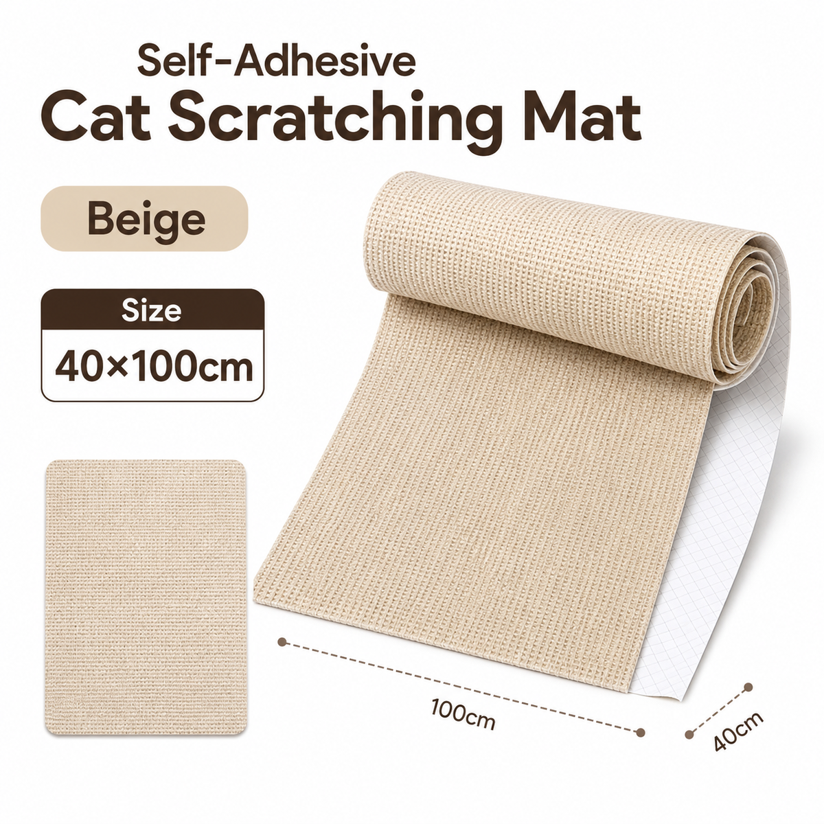 Self-Adhesive Cat Scratching Mat