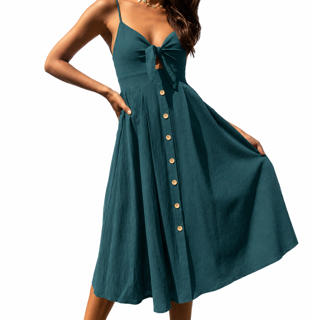 Women’s Sleeveless Backless Summer Dress