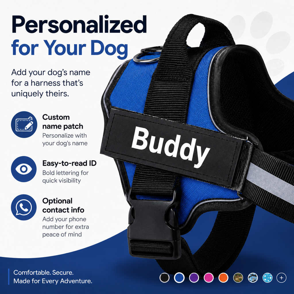 Personalized No-Pull Dog Harness