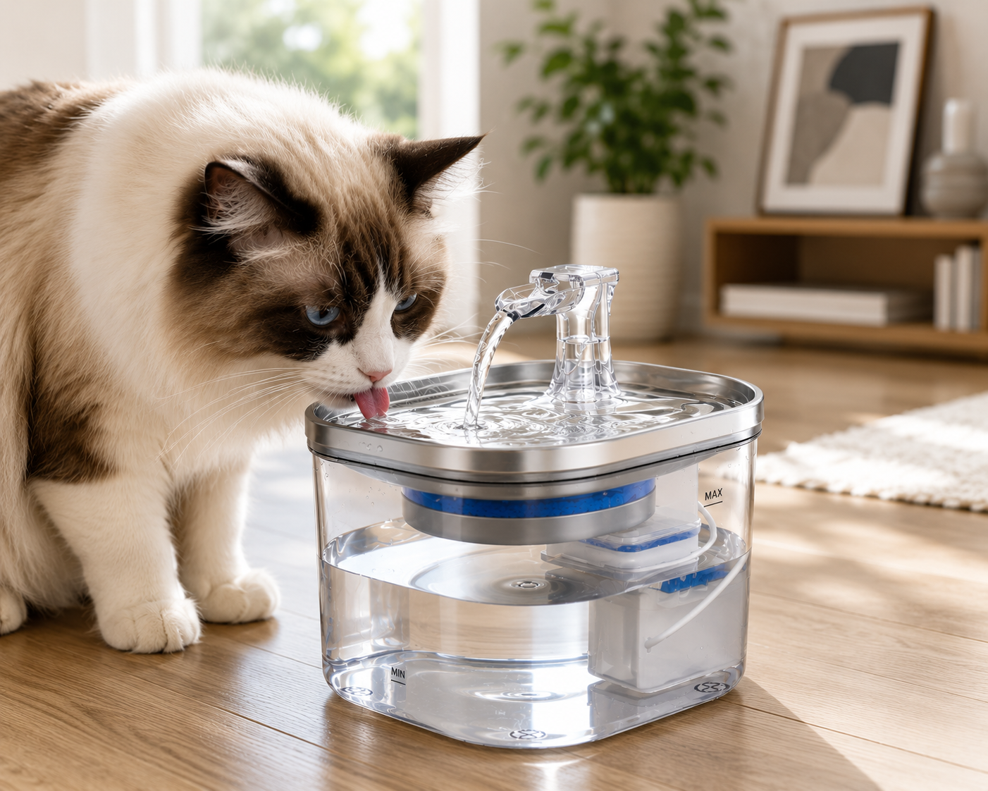 Stainless Steel Pet Water Fountain
