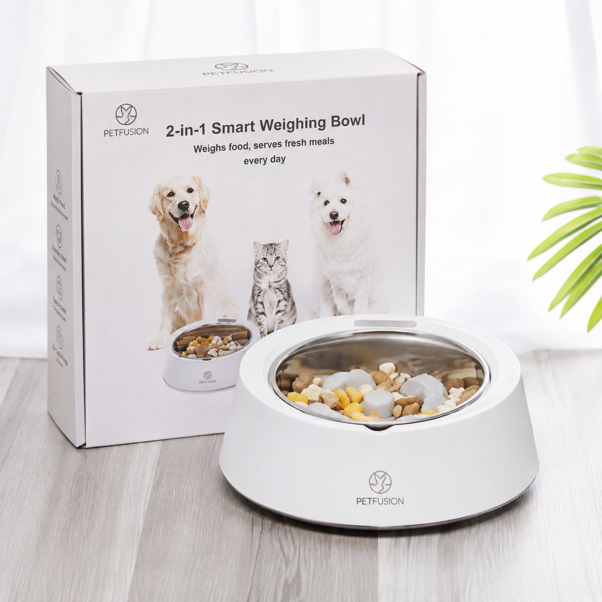 Smart Digital Weighing Pet Bowl.