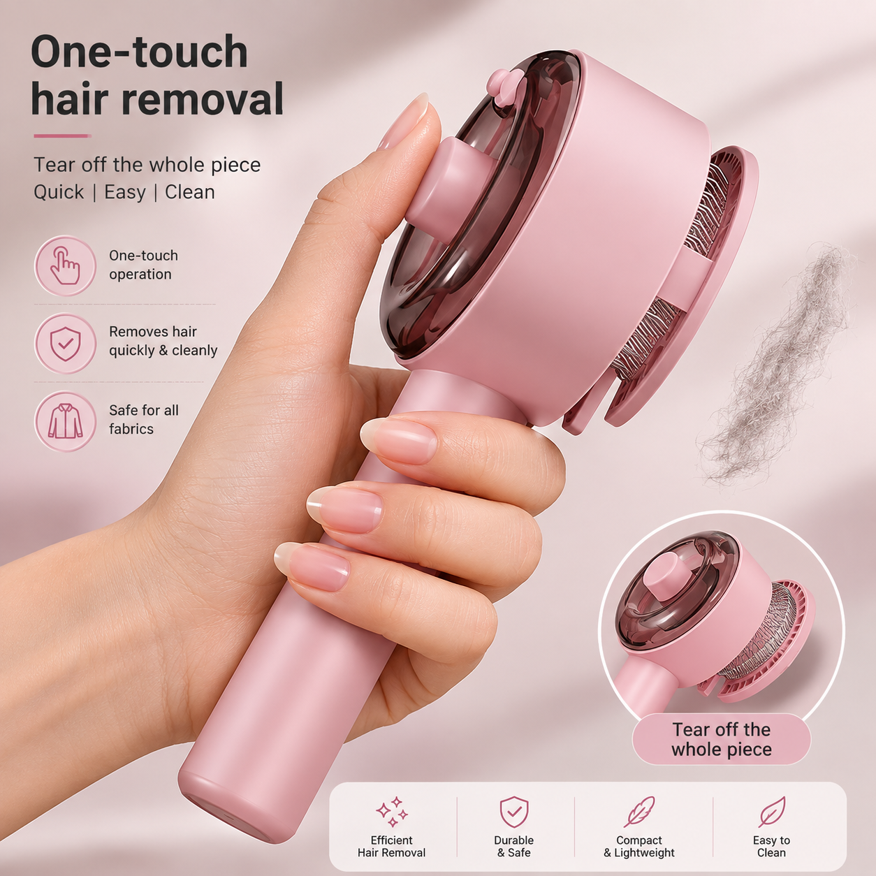 Steam Pet Grooming Brush – Mist Hair Remover for Cats & Dogs