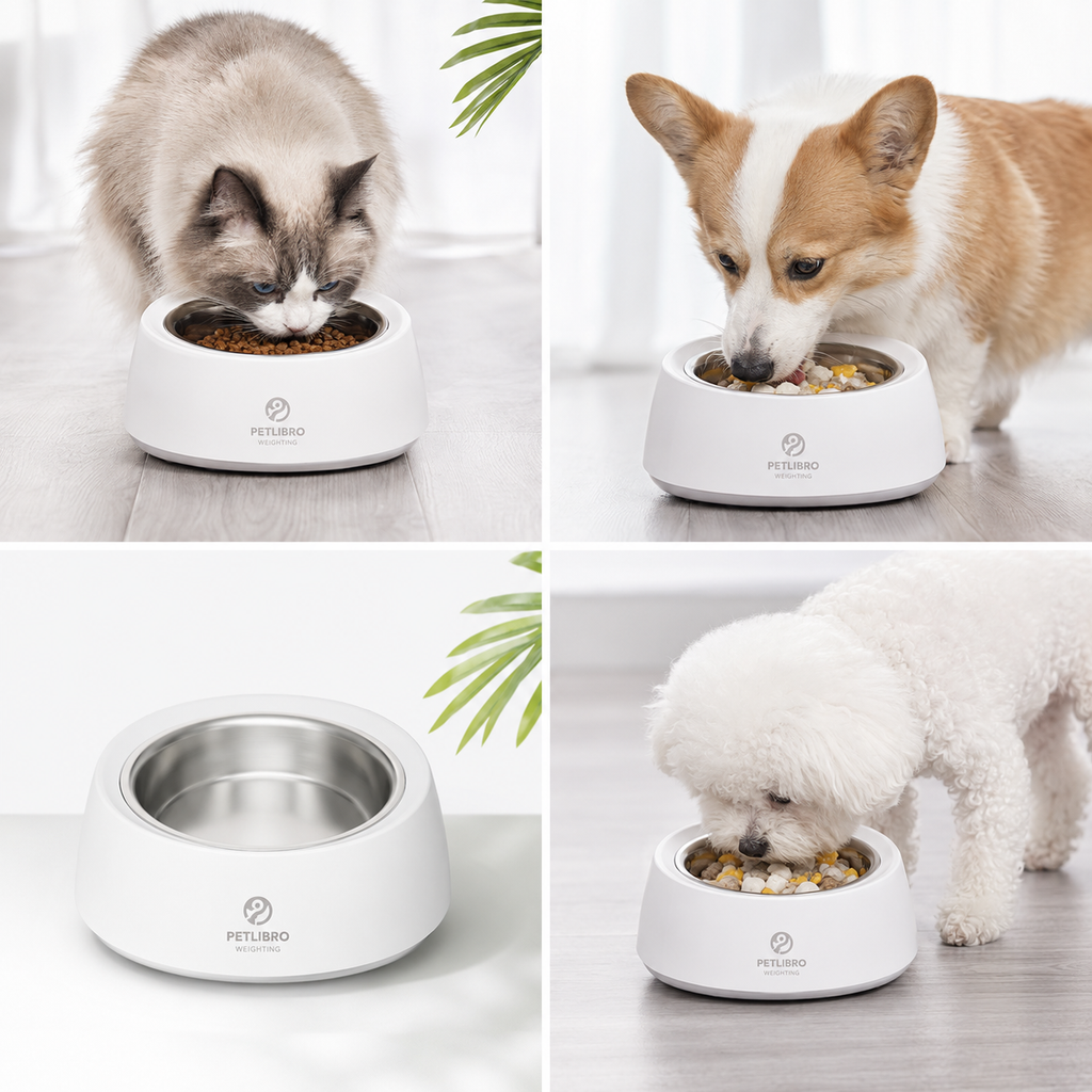 Smart Digital Weighing Pet Bowl.