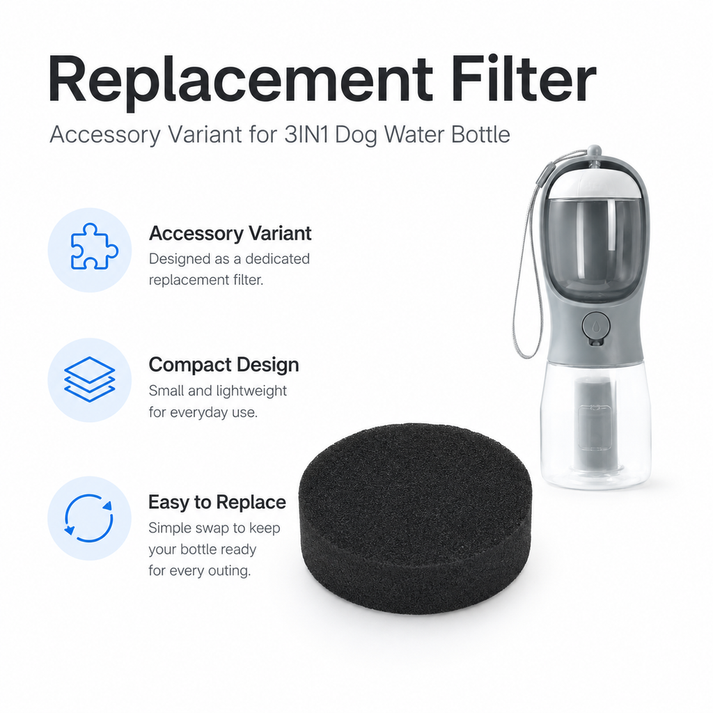 3-in-1 Portable Pet Water Bottle