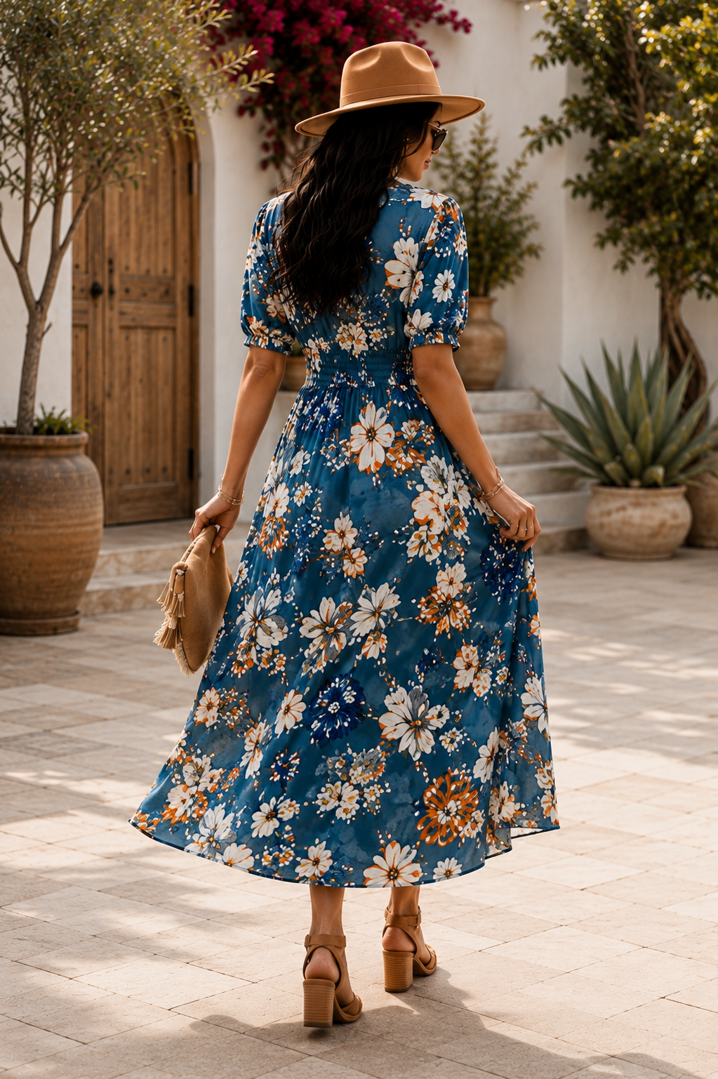 Floral Summer Maxi Beach Dress