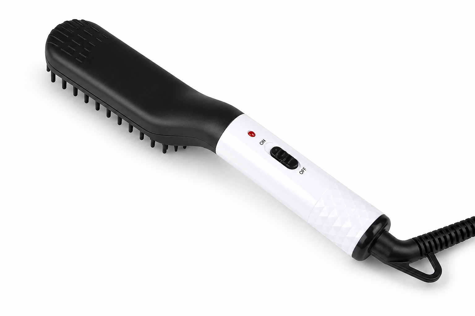 2-in-1 Heated Hair & Beard Straightening Brush