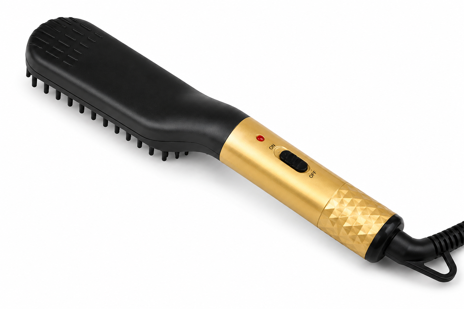 2-in-1 Heated Hair & Beard Straightening Brush