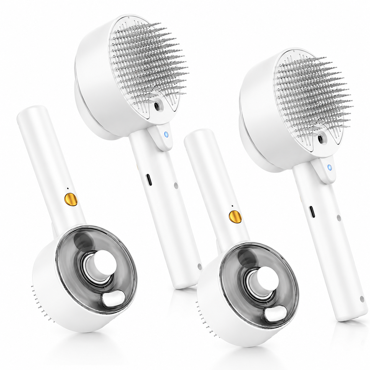 Steam Pet Grooming Brush – Mist Hair Remover for Cats & Dogs