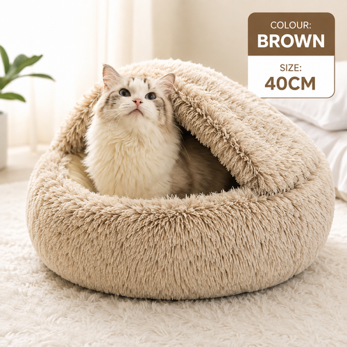 2-in-1 Plush Pet Bed